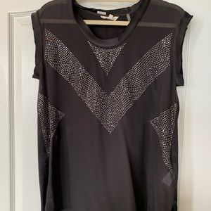 Rebecca Taylor Studded silk blouse